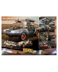 DeLorean Time Machine Regreso al Futuro III Vehículo Movie Masterpiece 1/6