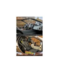 DeLorean Time Machine Regreso al Futuro III Vehículo Movie Masterpiece 1/6