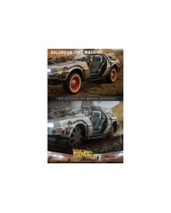 DeLorean Time Machine Regreso al Futuro III Vehículo Movie Masterpiece 1/6
