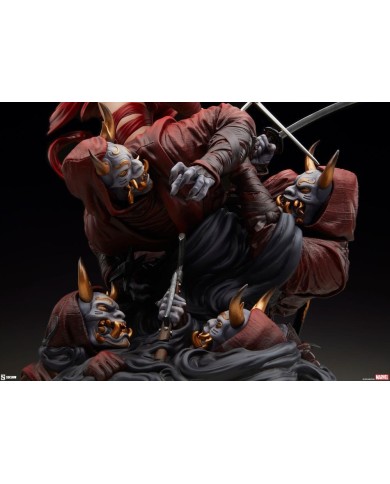 Elektra Marvel Estatua Premium Format