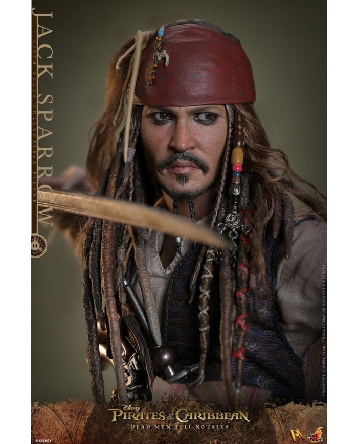 Jack Sparrow Piratas del Caribe: La venganza de Salazar Figura DX 1/6