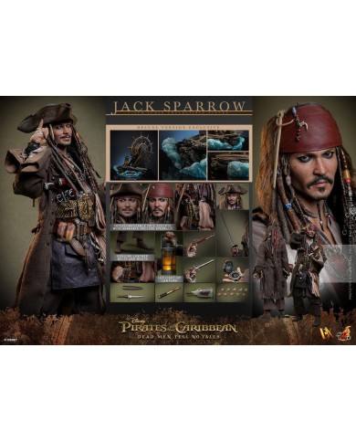 Jack Sparrow (Deluxe Version) Piratas del Caribe: La venganza de Salazar Figura DX 1/6