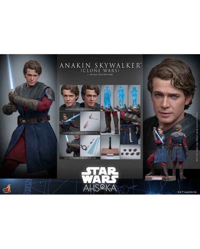 Anakin Skywalker Star Wars:: The Clone Wars Figura 1/6