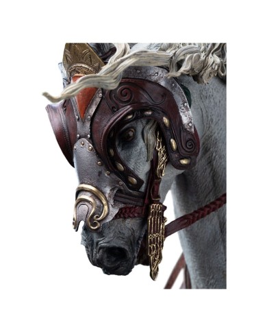 King Theoden on Snowmane El Señor de los Anillos Estatua 1/6