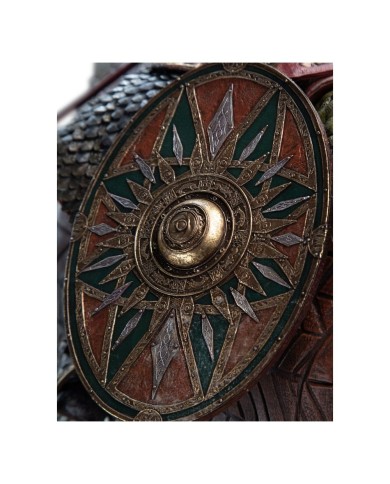 King Theoden on Snowmane El Señor de los Anillos Estatua 1/6