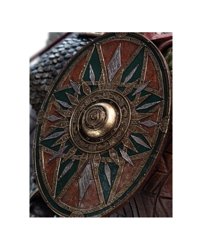 King Theoden on Snowmane El Señor de los Anillos Estatua 1/6