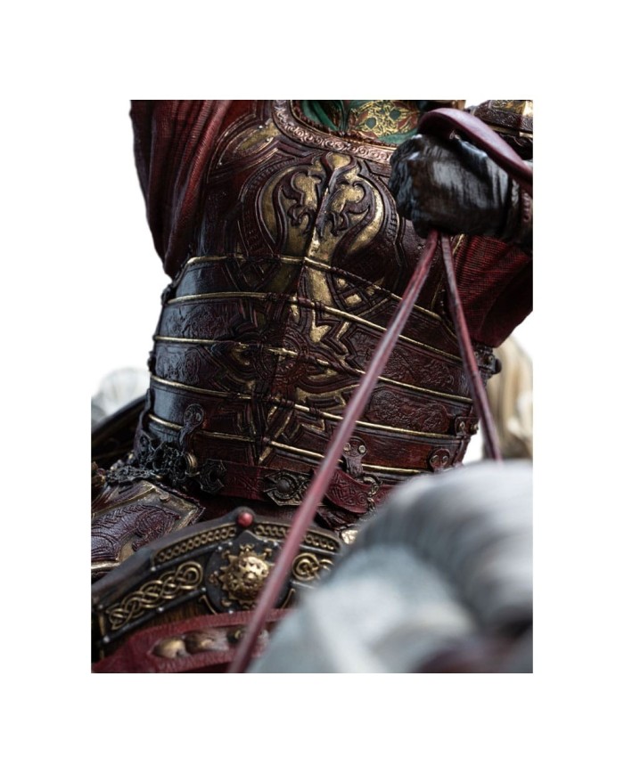 King Theoden on Snowmane El Señor de los Anillos Estatua 1/6