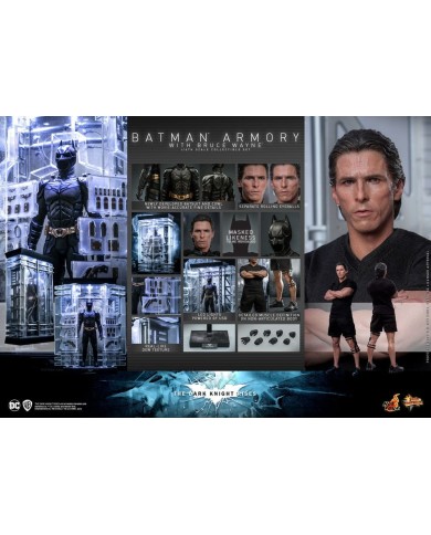 Batman Armory with Bruce Wayne El caballero oscuro: La leyenda renace Figuras y Diorama Movie Masterpiece 1/6