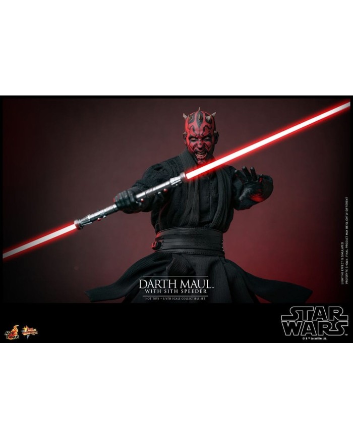 Darth Maul with Sith Speeder Star Wars Episode I Figura Movie Masterpiece 1/6