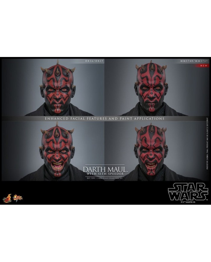 Darth Maul with Sith Speeder Star Wars Episode I Figura Movie Masterpiece 1/6