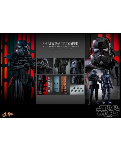 Shadow Trooper with Death Star Environment Star Wars Figura Movie Masterpiece 1/6