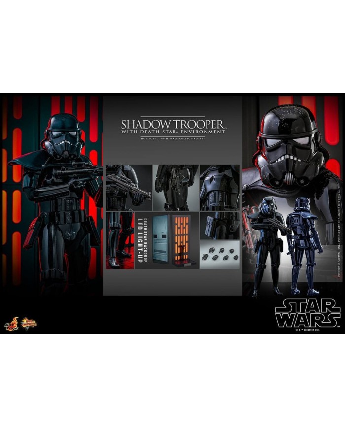 Shadow Trooper with Death Star Environment Star Wars Figura Movie Masterpiece 1/6