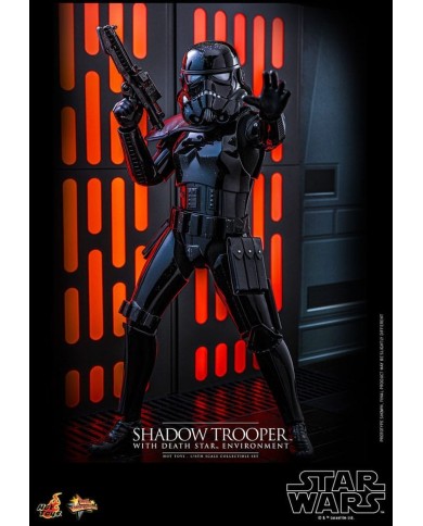 Shadow Trooper with Death Star Environment Star Wars Figura Movie Masterpiece 1/6