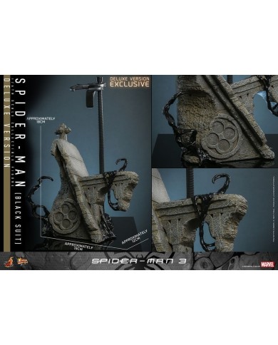 Spider-Man (Black Suit) (Deluxe Version) Spider-Man 3 Figura Movie Masterpiece 1/6