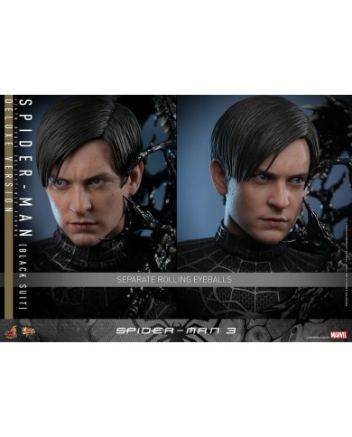 Spider-Man (Black Suit) (Deluxe Version) Spider-Man 3 Figura Movie Masterpiece 1/6