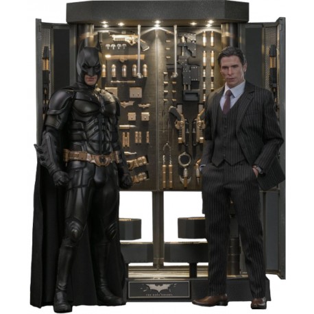 Batman Armory with Bruce Wayne (2.0) El caballero oscuro Figuras y Diorama Movie Masterpiece 1/6