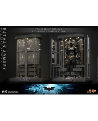 Batman Armory with Bruce Wayne (2.0) El caballero oscuro Figuras y Diorama Movie Masterpiece 1/6