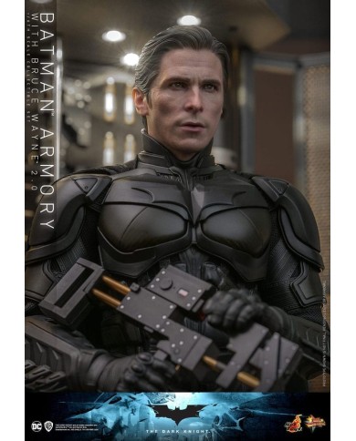 Batman Armory with Bruce Wayne (2.0) El caballero oscuro Figuras y Diorama Movie Masterpiece 1/6