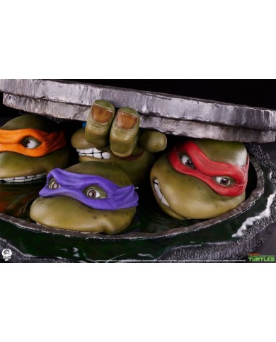 Statuette Underground Tortugas Ninja Diorama