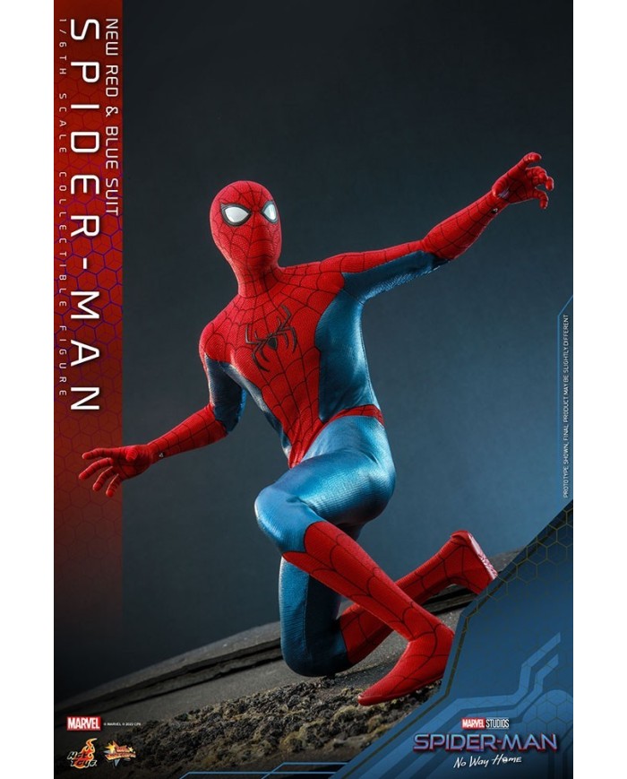 Spider-Man (New Red and Blue Suit) - Spider-Man: No Way Home Figura Movie Masterpiece 1/6