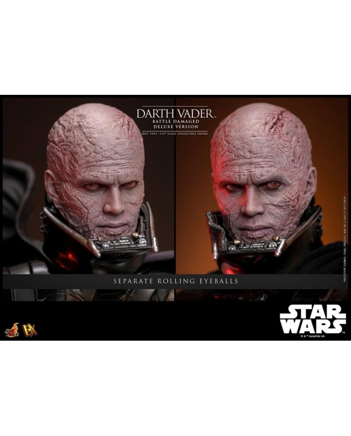 Darth Vader (Battle Damaged) Deluxe Version Star Wars Figura 1/6