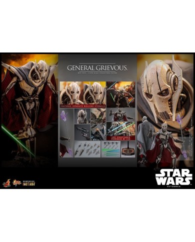 General Grievous Star Wars Figura Movie Masterpiece Diecast 1/6