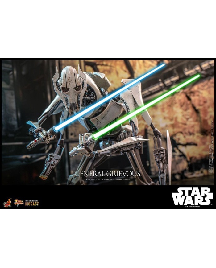 General Grievous Star Wars Figura Movie Masterpiece Diecast 1/6
