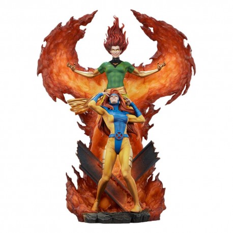 Phoenix and Jean Grey Maquette Marvel