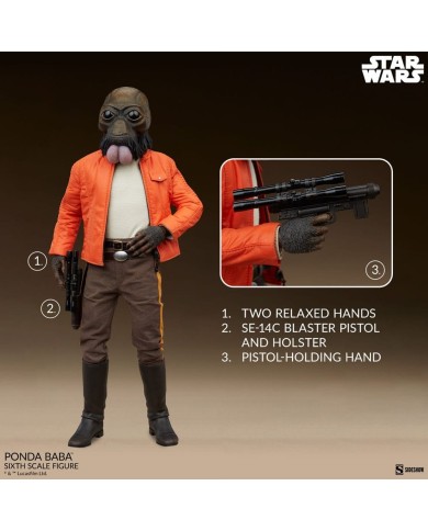 Ponda Baba Star Wars Figura Scum & Villainy 1/6