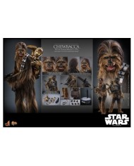 Chewbacca with Disassembled C-3PO - Star Wars Episode V Figura Movie Masterpiece 1/6