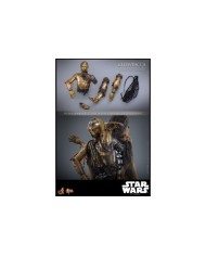 Chewbacca with Disassembled C-3PO - Star Wars Episode V Figura Movie Masterpiece 1/6