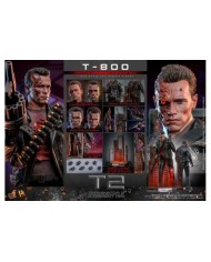 T-800 Battle Damaged Version 2.0 - Terminator 2 Figura 1/6 Movie Masterpiece