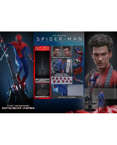 Spider-Man (Deluxe Version) The Amazing Spider-Man Figura Movie Masterpiece 1/6