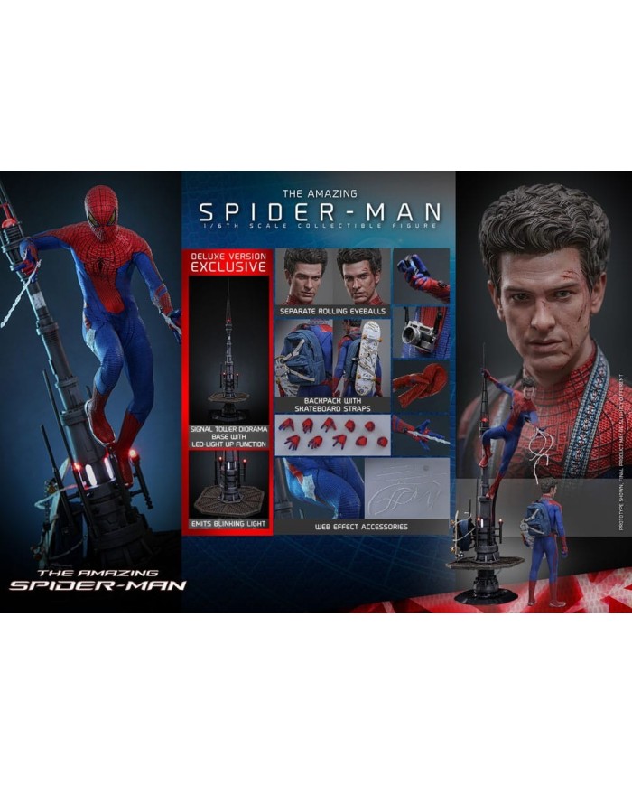 Spider-Man (Deluxe Version) The Amazing Spider-Man Figura Movie Masterpiece 1/6