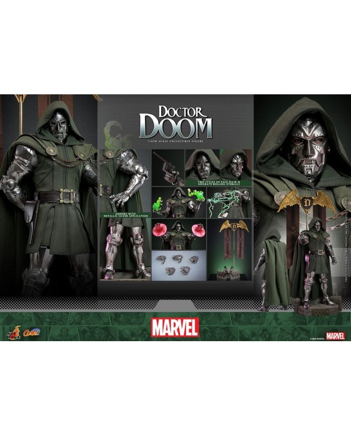 Doctor Doom Marvel Figura Comic Masterpiece 1/6