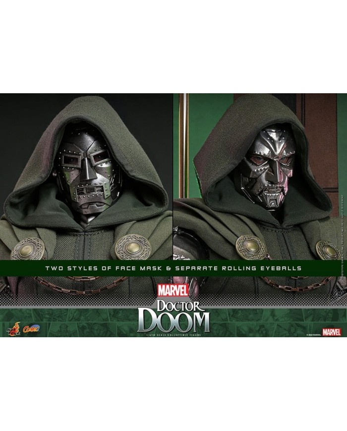 Doctor Doom Marvel Figura Comic Masterpiece 1/6