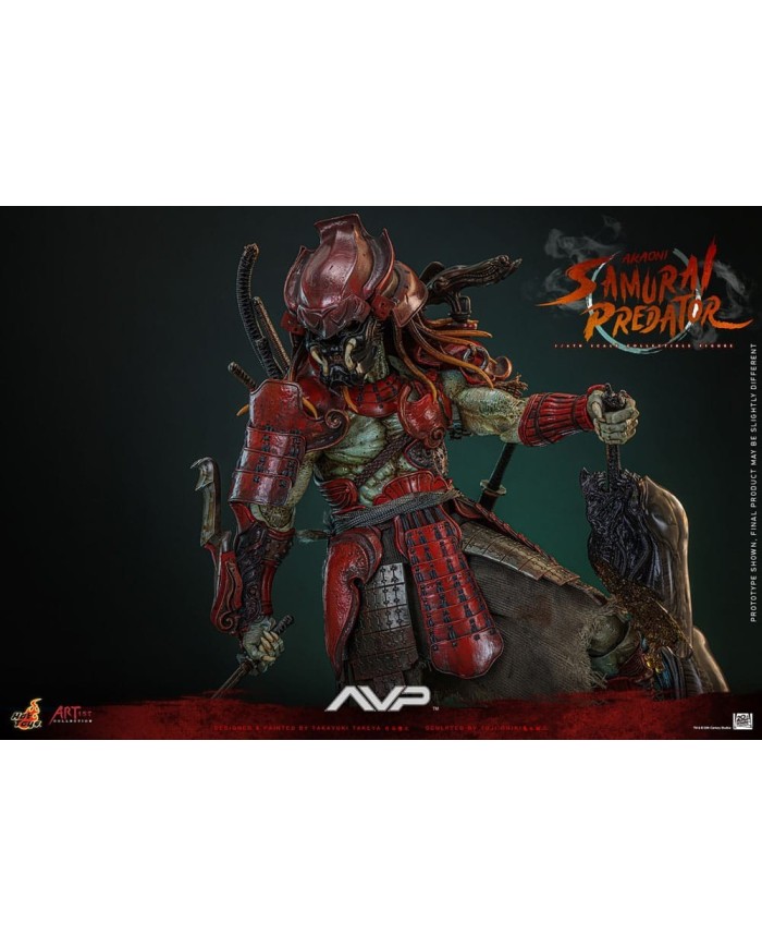 Akaoni Samurai Predator Alien vs. Predator Figura Artist Collection 1/6