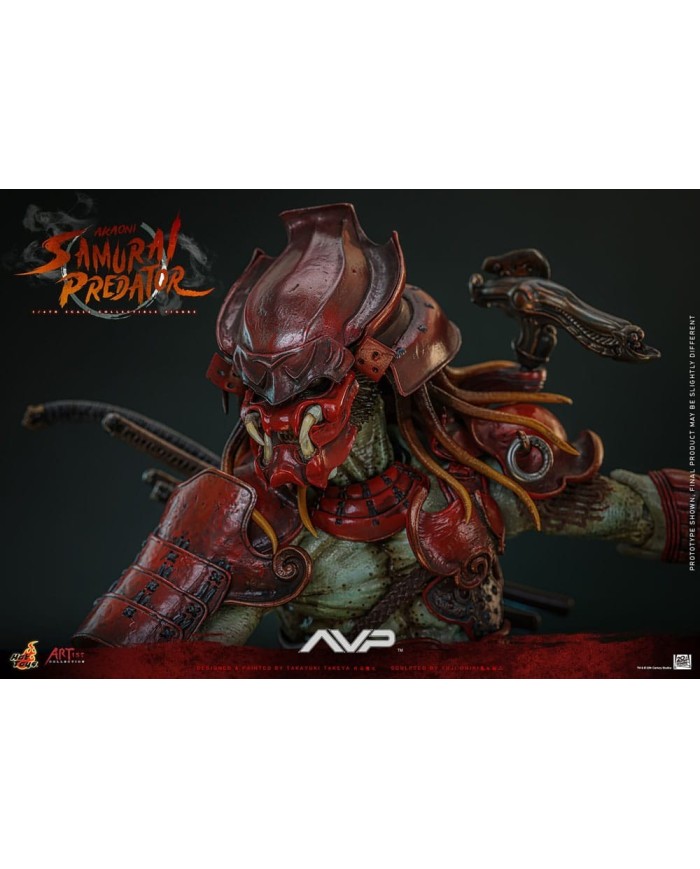 Akaoni Samurai Predator Alien vs. Predator Figura Artist Collection 1/6