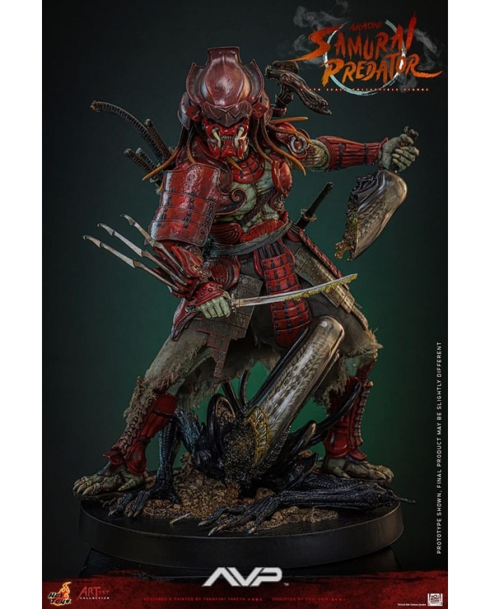 Akaoni Samurai Predator Alien vs. Predator Figura Artist Collection 1/6