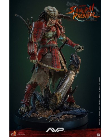 Akaoni Samurai Predator Alien vs. Predator Figura Artist Collection 1/6
