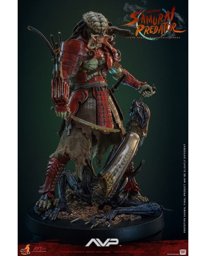 Akaoni Samurai Predator Alien vs. Predator Figura Artist Collection 1/6