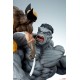 Grey Hulk vs Wolverine Marvel Estatua