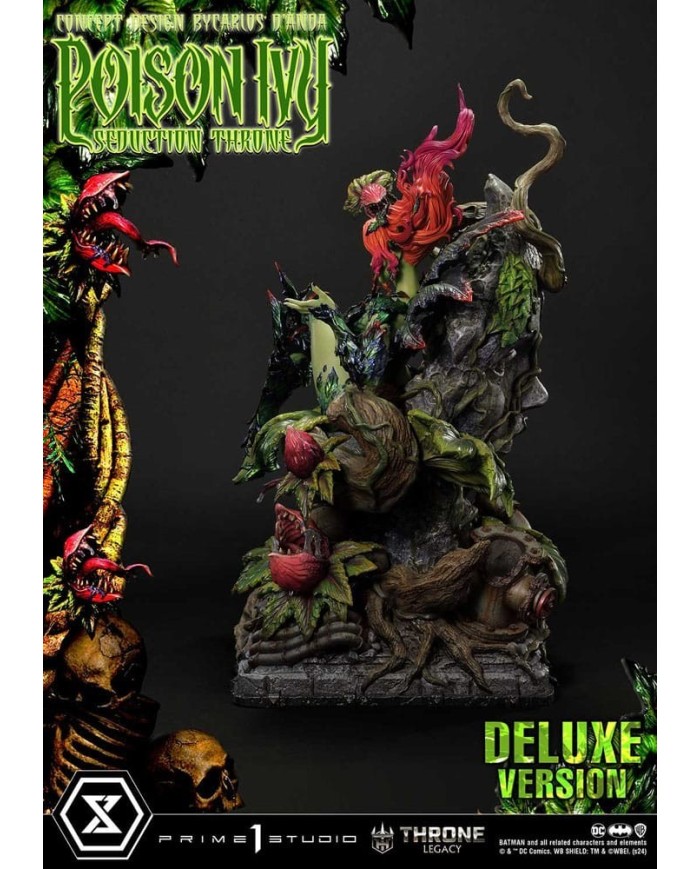 Throne Legacy Collection Batman Poison Ivy Seduction Throne Deluxe Bonus Version DC Comics Estatua 1/4