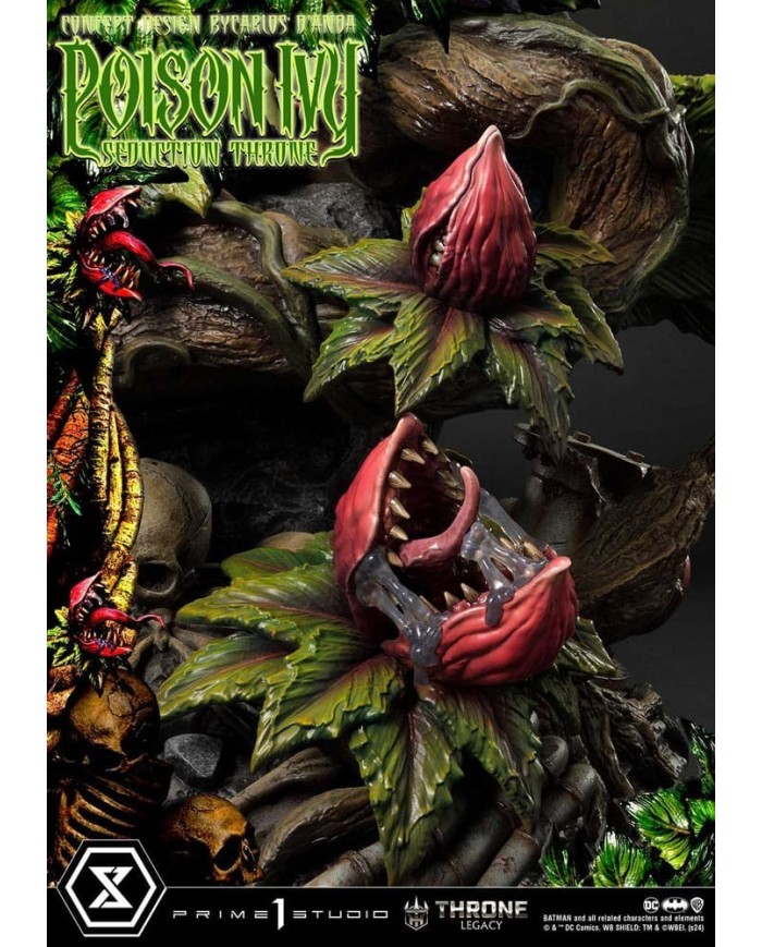 Throne Legacy Collection Batman Poison Ivy Seduction Throne Deluxe Bonus Version DC Comics Estatua 1/4