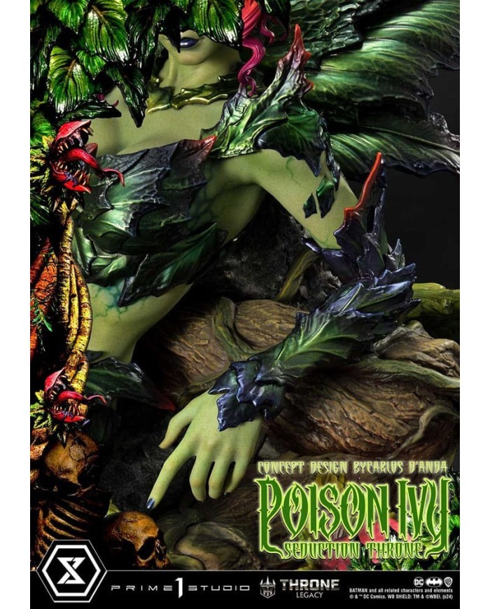 Throne Legacy Collection Batman Poison Ivy Seduction Throne Deluxe Bonus Version DC Comics Estatua 1/4