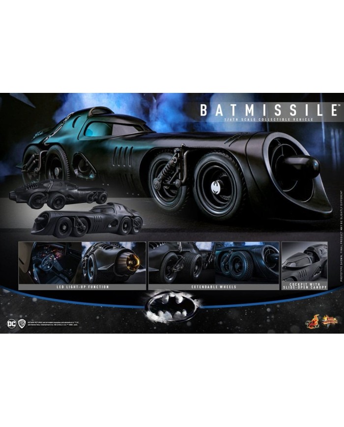 Batmissile Batman vuelve Vehículo Movie Masterpiece 1/6