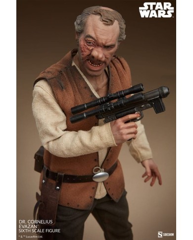 Doctor Cornelius Evazan Star Wars Episode IV Figura Scum & Villainy 1/6