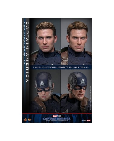 Captain America (Stealth S.T.R.I.K.E. Suit) Capitán América: el Soldado de Invierno Figura Movie Masterpiece 1/6