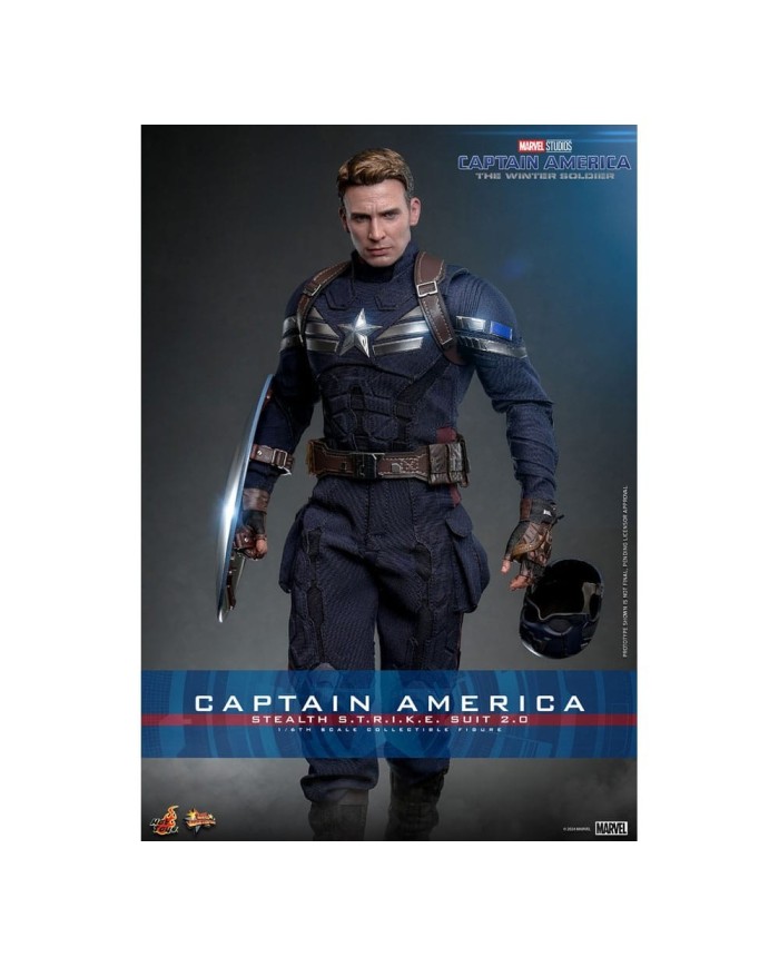 Captain America (Stealth S.T.R.I.K.E. Suit) Capitán América: el Soldado de Invierno Figura Movie Masterpiece 1/6