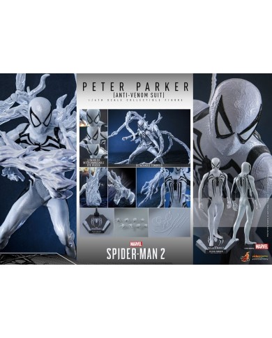 Peter Parker (Anti-Venom Suit) Spider-Man 2 Figura Video Game Masterpiece 1/6